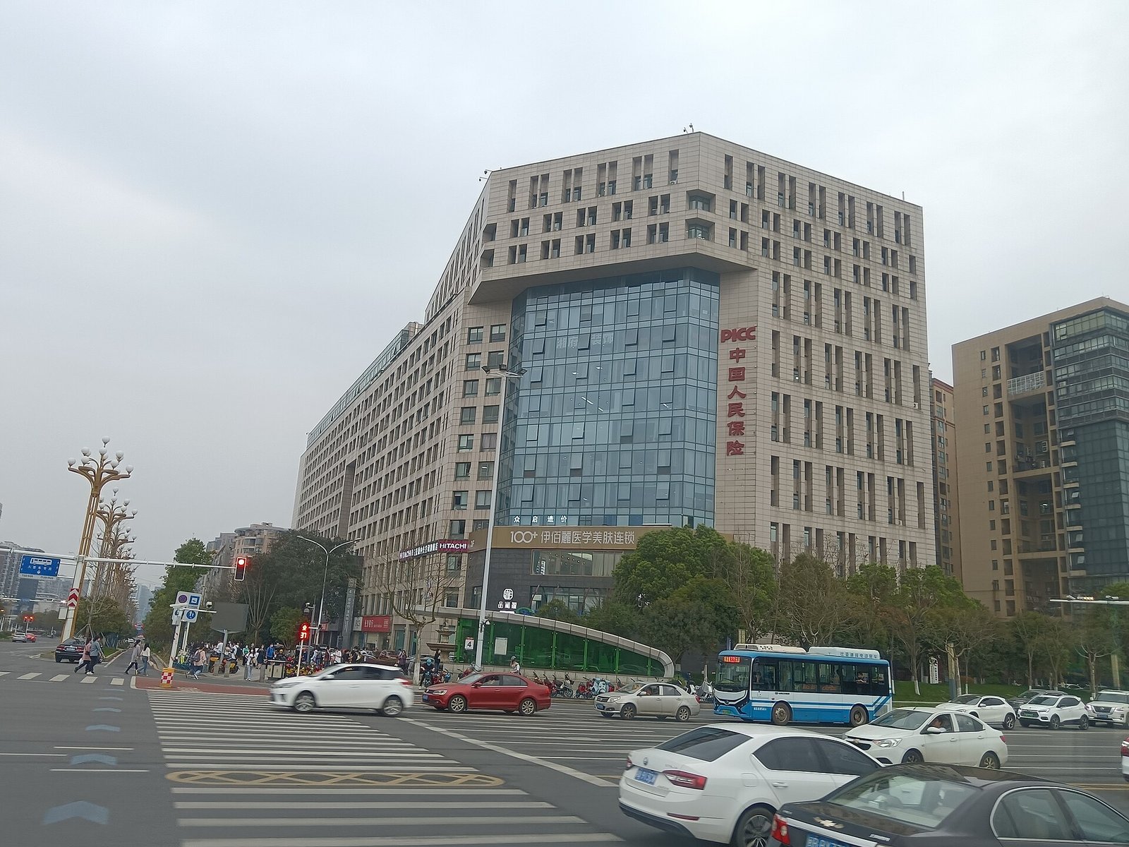 中国人民保险的办公楼。这份方案由人保财险发布